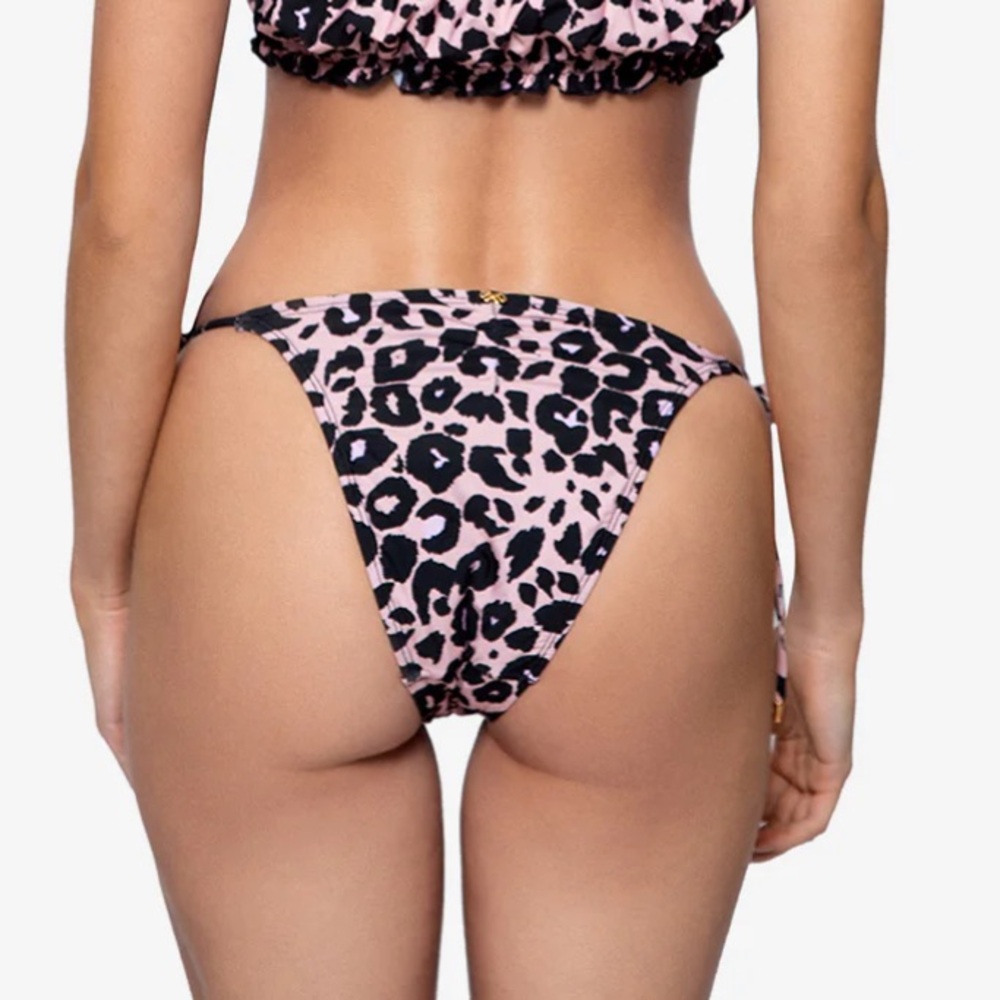 PilyQ Nala Side Tie Teeny Bikini Bottoms